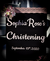 Sophia Rose's Christening 09.19.20